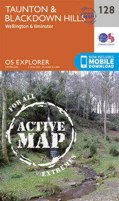 Taunton and Blackdown Hills - OS Explorer Map 128 (Sheet map, folded)
