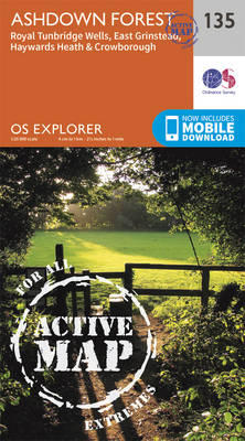 Ashdown Forest - OS Explorer Map 135 (Sheet map, folded)