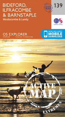 Bideford, Ilfracombe and Barnstaple - OS Explorer Map 139 (Sheet map, folded)