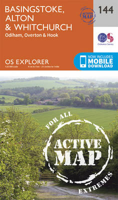 Basingstoke, Alton and Whitchurch - OS Explorer Map 144 (Sheet map, folded)