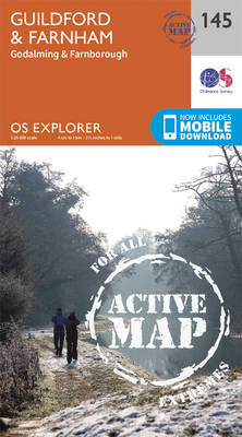 Guildford and Farnham - OS Explorer Map 145 (Sheet map, folded)