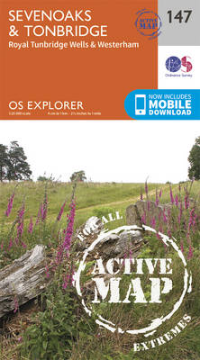 Sevenoaks and Tonbridge - OS Explorer Map 147 (Sheet map, folded)