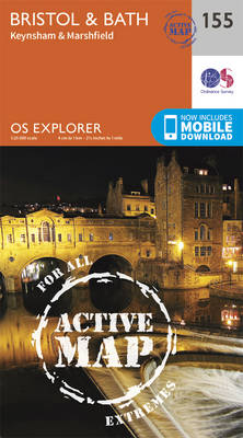 Bristol and Bath - OS Explorer Map 155 (Sheet map, folded)
