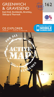 Greenwich and Gravesend - OS Explorer Map 162 (Sheet map, folded)