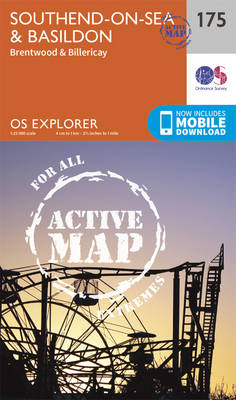 Southend-On-Sea & Basildon - OS Explorer Map 175 (Sheet map, folded)