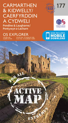 Carmarthen and Kidwelly - OS Explorer Map 177 (Sheet map, folded)