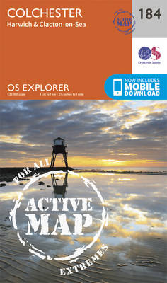 Colchester - OS Explorer Map 184 (Sheet map, folded)