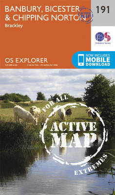Banbury, Bicester and Chipping Norton - OS Explorer Map 191 (Sheet map, folded)