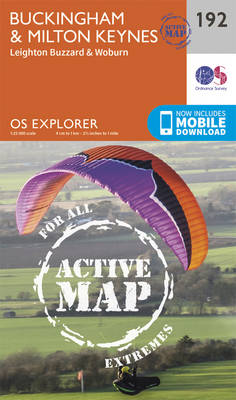 Buckingham and Milton Keynes - OS Explorer Map 192 (Sheet map, folded)