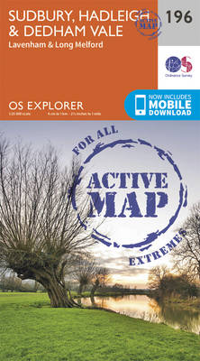 Sudbury, Hadleigh and Dedham Vale - OS Explorer Map 196 (Sheet map, folded)