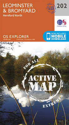 Leominster and Bromyard - OS Explorer Map 202 (Sheet map, folded)