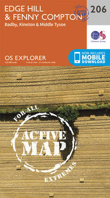 Edge Hill and Fenny Compton - OS Explorer Map 206 (Sheet map, folded)