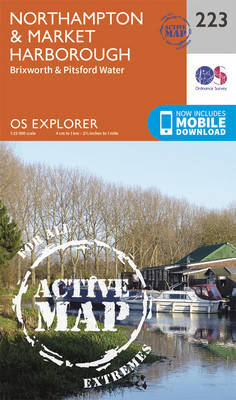Northampton and Market Harborough - OS Explorer Map 223 (Sheet map, folded)