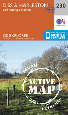Diss & Harleston - OS Explorer Map 230 (Sheet map, folded)