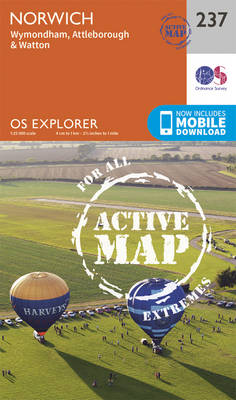 Norwich - OS Explorer Map 237 (Sheet map, folded)