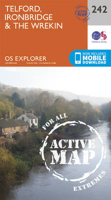 Telford, Ironbridge and the Wrekin - OS Explorer Map 242 (Sheet map, folded)