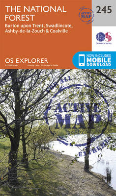 National Forest - OS Explorer Map 245 (Sheet map, folded)