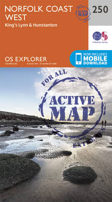 Norfolk Coast West - OS Explorer Map 250 (Sheet map, folded)