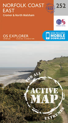 Norfolk Coast East - OS Explorer Map 252 (Sheet map, folded)