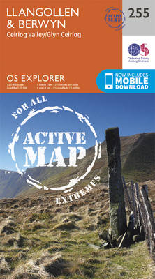 Llangollen and Berwyn - OS Explorer Map 255 (Sheet map, folded)