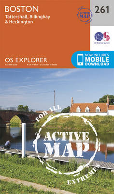 Boston - OS Explorer Map 261 (Sheet map, folded)