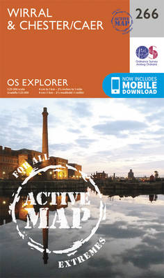 Wirral and Chester - OS Explorer Map 266 (Sheet map, folded)