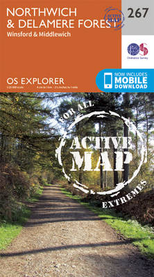 Northwich and Delamere Forest - OS Explorer Map 267 (Sheet map, folded)