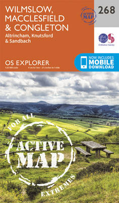 Wilmslow, Macclesfield and Congleton - OS Explorer Map 268 (Sheet map, folded)