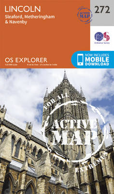 Lincoln - OS Explorer Active Map 272 (Sheet map, folded)