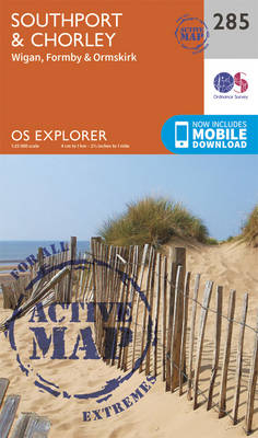 Southport and Chorley - OS Explorer Active Map 285 (Sheet map, folded)