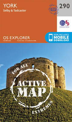 York - OS Explorer Active Map 290 (Sheet map, folded)