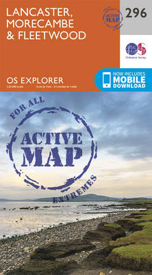 Lancaster, Morecambe and Fleetwood - OS Explorer Active Map 296 (Sheet map, folded)