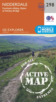 Nidderdale - OS Explorer Active Map 298 (Sheet map, folded)