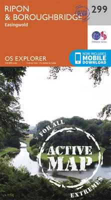 Ripon and Boroughbridge - OS Explorer Active Map 299 (Sheet map, folded)