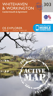Whitehaven and Workington - OS Explorer Active Map 303 (Sheet map, folded)