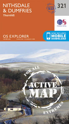 Nithsdale and Dumfries - OS Explorer Active Map 321 (Sheet map, folded)