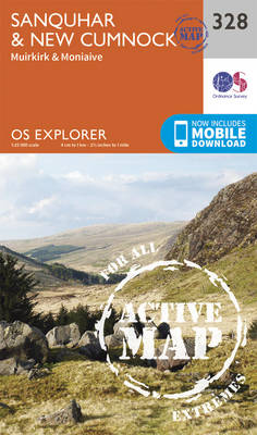 Sanquhar and New Cumnock - OS Explorer Active Map 328 (Sheet map, folded)