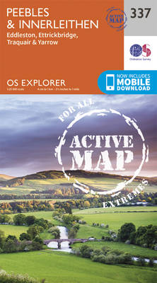 Peebles and Innerleithen - OS Explorer Active Map 337 (Sheet map, folded)