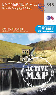 Lammermuir Hills - OS Explorer Active Map 345 (Sheet map, folded)