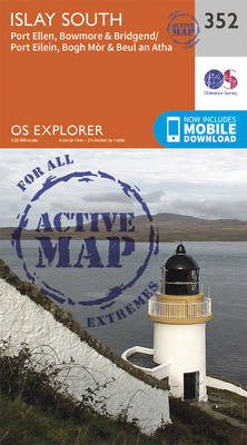 Islay South - OS Explorer Active Map 352 (Sheet map, folded)