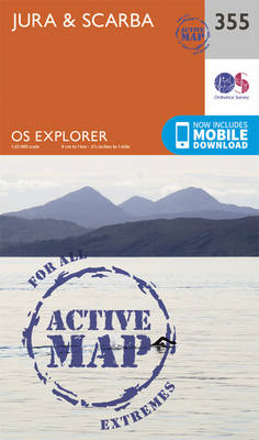 Jura and Scarba - OS Explorer Active Map 355 (Sheet map, folded)