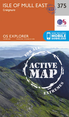 Isle of Mull East - OS Explorer Active Map 375 (Sheet map, folded)