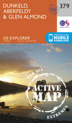 Dunkeld, Aberfeldy and Glen Almond - OS Explorer Active Map 379 (Sheet map, folded)
