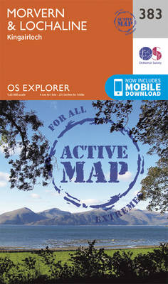 Morvern and Lochaline - OS Explorer Active Map 383 (Sheet map, folded)