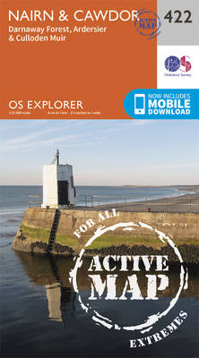 Nairn and Cawdor - OS Explorer Active Map 422 (Sheet map, folded)