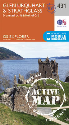 Glen Urquhart and Strathglass - OS Explorer Active Map 431 (Sheet map, folded)