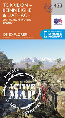 Torridon - Beinn Eighe and Liathach - OS Explorer Active Map 433 (Sheet map, folded)