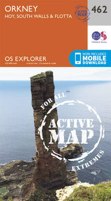 Orkney - Hoy, South Walls and Flotta - OS Explorer Active Map 462 (Sheet map, folded)