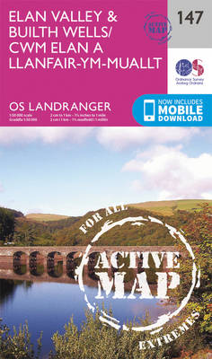 Elan Valley & Builth Wells - OS Landranger Map 147 (Sheet map, folded)
