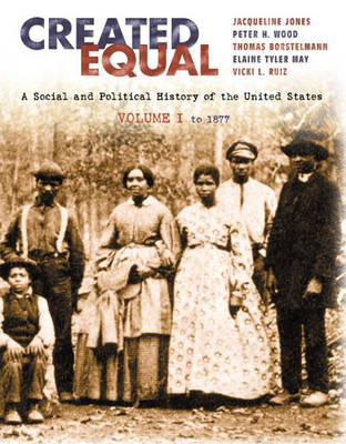 Created Equal: A Social and Political History fo the United States, Volume I: to 1877 (Chapters 1-15) (Paperback)